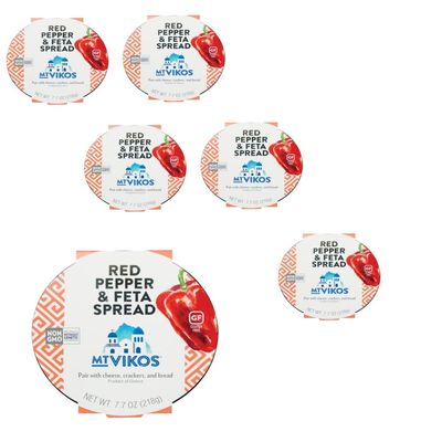 Mt Vikos Pepper Spread, 7.7 oz, 6 Pack