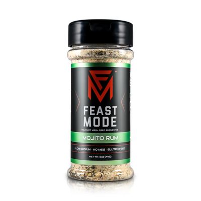 Mojito Rum | Feast Mode Flavors | Low Sodium | No MSG | Gluten Free | Meal Prep Seasoning | Healthy | Great on chicken, fish, rice