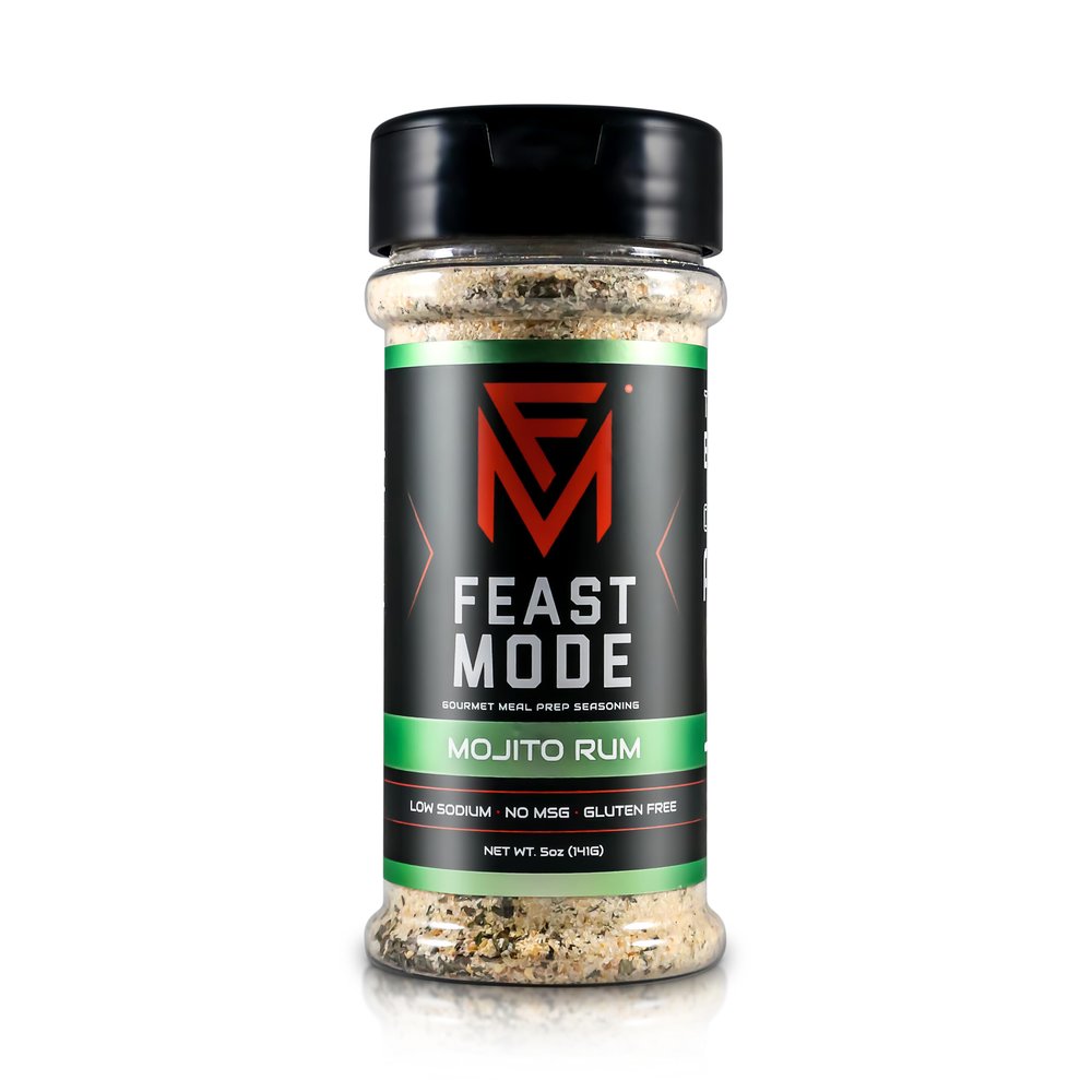 Mojito Rum | Feast Mode Flavors | Low Sodium | No MSG | Gluten Free | Meal Prep Seasoning | Healthy | Great on chicken, fish, rice