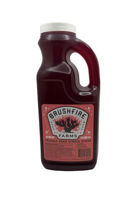 Brushfire Farms Prickly Pear Simple Syrup, 40 Fl Oz (Pack of 1)