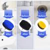 4 Pieces Brush Drill Power Scrubber Cleaning Brush Extended Long Attachment Set for Household Cleaning, Bathroom Cleaning, Kitchen Cleaning, Toilet Cleaning, Car Cleaning view 4