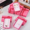 Craftdady 12pcs Pink Jewelry Gift Boxes Necklace Earring Finger Ring Cute Jewelry Boxes Small Gift Boxes With Lids Bowknot for Valentines Day Jewelry Display Holder Organizer view 3