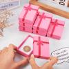 Craftdady 12pcs Pink Jewelry Gift Boxes Necklace Earring Finger Ring Cute Jewelry Boxes Small Gift Boxes With Lids Bowknot for Valentines Day Jewelry Display Holder Organizer view 4