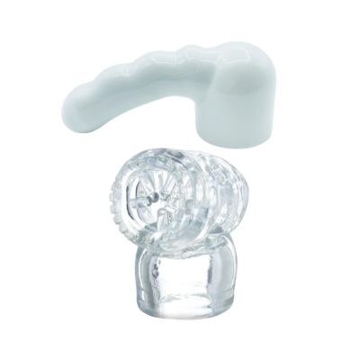 2Pcs Handheld Electric Back Massage Attachments Accessories Hammer Shape Silicone Massager Tools Compatible with Hitachi Mini Massage Wand