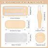 Castor Oil Pack Wrap - Reusable Castor Oil Packs for Women from S to Plus Size, 6Pcs Castor Oil Body Wraps for Entire Body Stomach Neck Breast Knee, Adjustable Castor Oil Compress Pack Wrap Kits view 4