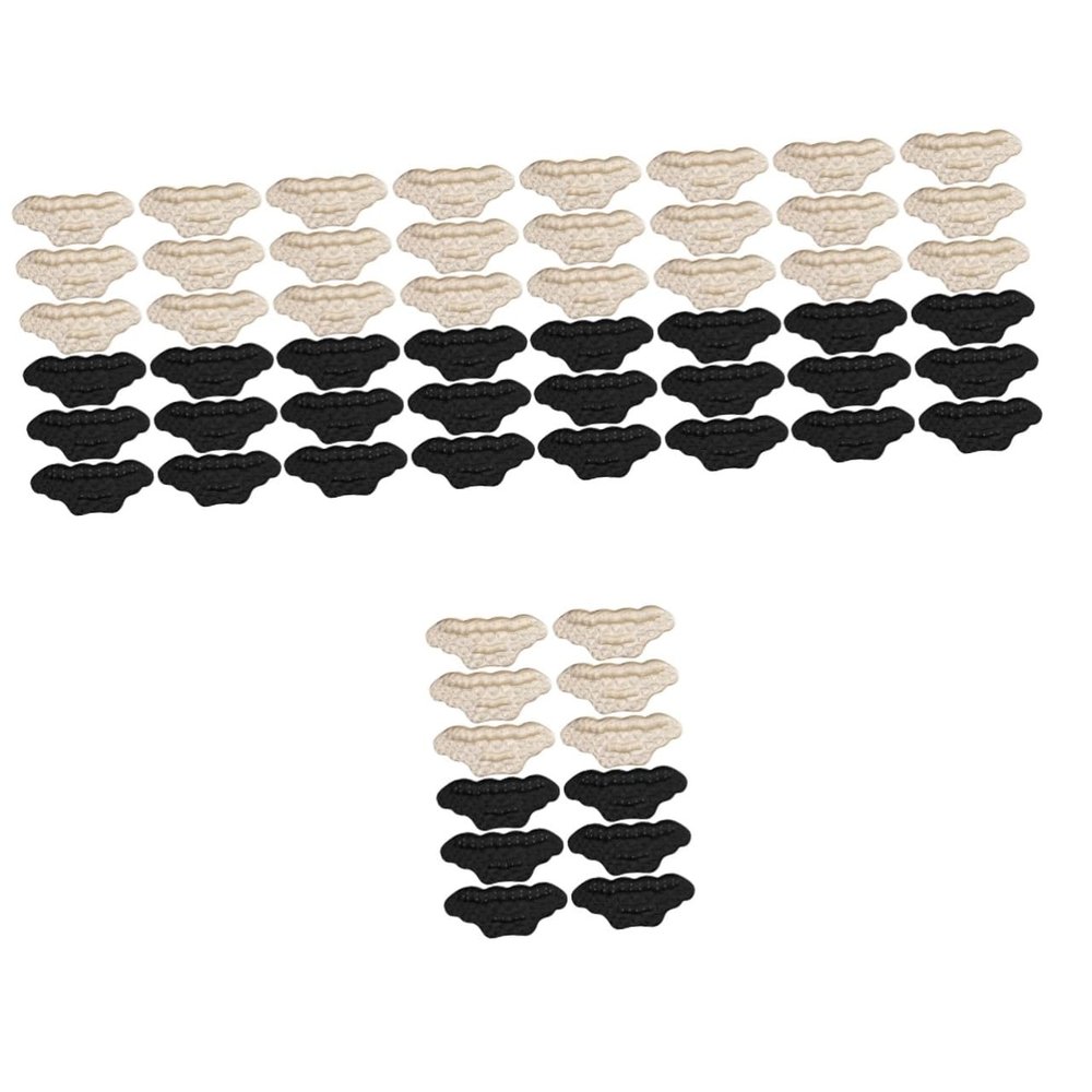 Mobestech 30pairs Invisible Heel Grip Liners Comfortable Wear Stickers for High Heels and Shoes Reduces Friction Adhesive Cushions Black Skin Tone