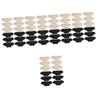 Mobestech 30pairs Invisible Heel Grip Liners Comfortable Wear Stickers for High Heels and Shoes Reduces Friction Adhesive Cushions Black Skin Tone view 1