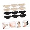 Mobestech 30pairs Invisible Heel Grip Liners Comfortable Wear Stickers for High Heels and Shoes Reduces Friction Adhesive Cushions Black Skin Tone view 4