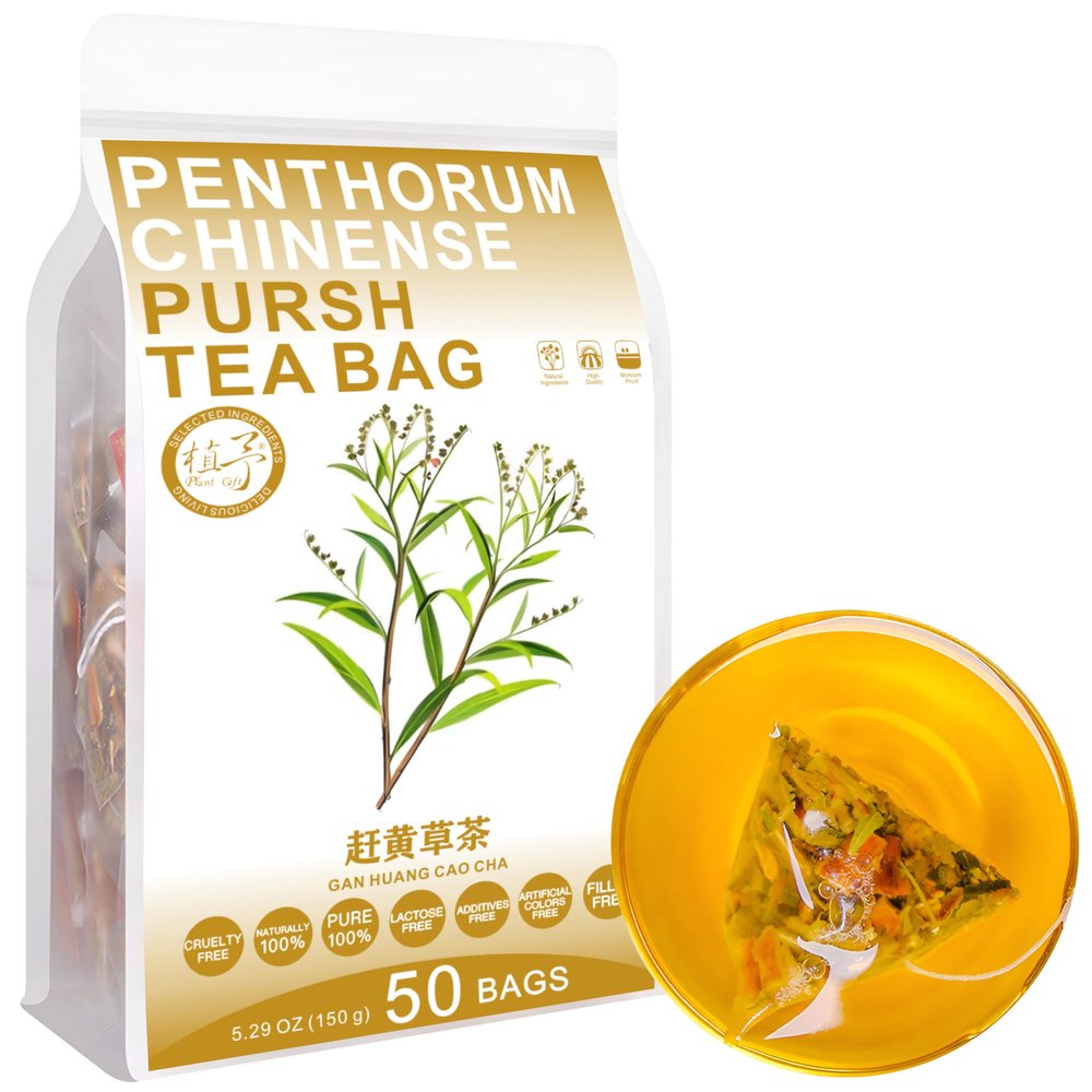 100% Pure Natural Herbal Tea, Penthorum chinense Pursh Tea Bag, 150g/5.29oz (3g*50bags), , Herbal Tea