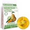 100% Pure Natural Herbal Tea, Scaphium Scaphigerum snow pear Loquat Tea Bag, 250g/8.81oz (5g*50bags),  Bamboo Leaf, Honeysuckle, Gardenia, Tangerine peel, Mint, Combination view 1
