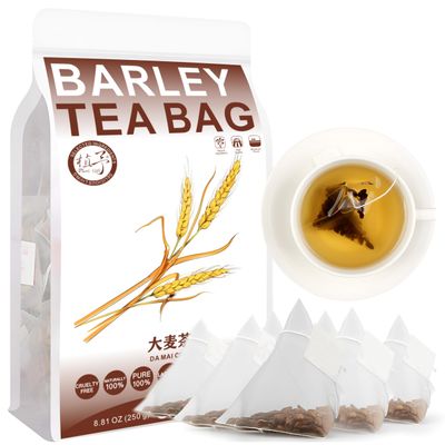 100% Natural Barley Tea Bag, 250g/8.81oz (5g*50bags)  Barley, Caffeine Free,100% Natural,Sugar Free. Herbal Tea