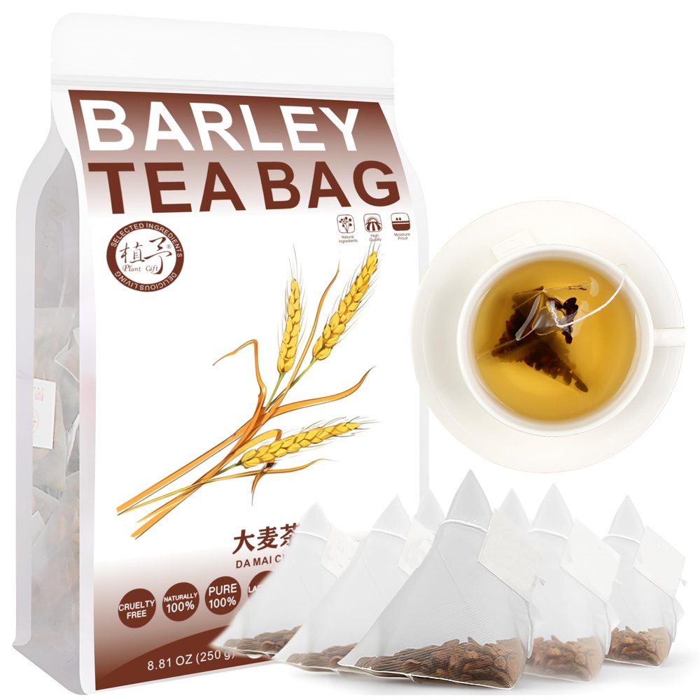 100% Natural Barley Tea Bag, 250g/8.81oz (5g*50bags)  Barley, Caffeine Free,100% Natural,Sugar Free. Herbal Tea