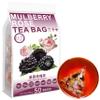 100% Pure Natural Herbal Tea, Mulberry Rose Tea Bag, 250g/8.81oz (5g*50bags), , Poria cocos, Lily, Caffeine Free, No Additives, Non-GMO view 1