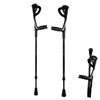1 Pair Folding Elbow Crutches, Retractable Forearm Crutches, Height Adjustable Ergonomic Walking Aid view 1