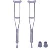 Adjustable Ergonomic Underarm Crutches, with Padded Underarm Cushions, Hand Grips & Rubber Tips, Max. Weight Capacity 220 lb view 1