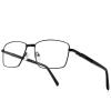 RB.Pilot Rectangle Reading Glasses for Men Blue Light Blocking Computer Readers Spring Hinge Metal Frame Acetate Legs view 1