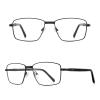 RB.Pilot Rectangle Reading Glasses for Men Blue Light Blocking Computer Readers Spring Hinge Metal Frame Acetate Legs view 2