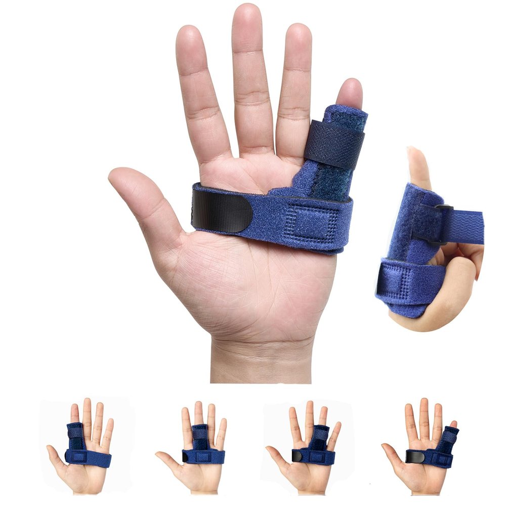 Pinky Trigger Finger Splint, Finger Splint for Women, Adjustable Finger Brace for Alleviating Finger Locking,Bending,Tendon Release and Pain Relief from Stenosing Tenosynovitis Small Size