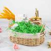 Caleihd Crinkle Cut Paper Grass Cushion Paper Streamer for Christmas Wedding Birthday Bridesmaid Engagement Craft Gift Boxes Bags Filler Decoration 4.5oz Green view 4