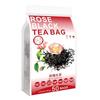 100% Natural Rose Black Tea Bag, 150g/5.29oz (3g*50bags)  100% Pure Black Tea Leaves, Rose Petals - Loose Leaf Herbs - Non-GMO - Steep 50 Cups, Caffeinated Iced & Hot TeaTea Bag view 2