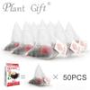100% Natural Rose Black Tea Bag, 150g/5.29oz (3g*50bags)  100% Pure Black Tea Leaves, Rose Petals - Loose Leaf Herbs - Non-GMO - Steep 50 Cups, Caffeinated Iced & Hot TeaTea Bag view 4