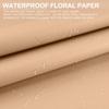 YOLUFER 20 Sheets Flower Wrapping Paper,Waterproof Floral Bouquet Wrapping Paper,Florist Supplies Packaging Paper for Bouquet DIY Crafts (22.8x22.8 Inch) (Dark Khaki) view 4