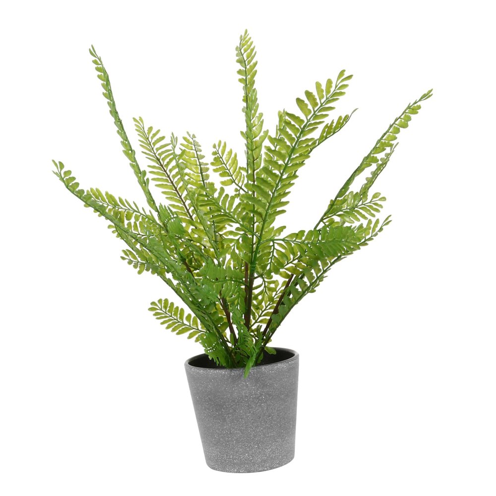 Ciieeo 1pc Artificial Fern Plant Decor Creative Simulation Potted Bonsai Ornament for Home Office and Desk Lifelike Greenery Materials for Homeowners