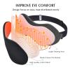 YFONG Heated Eye Mask for Dry Eyes, Stye and Migraines, USB Electric Eye Mask with 3 Temperature Settings & 4 Time Controls, Warm Eye Compress with Washable Cover for Eye Strain,Puffy and MGD (Black) view 2