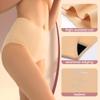 BATTEWA Incontinence Underwear for Women Washable, Leak Proof Underwear High Absorbency, Bladder Leak Underwear Protective Briefs, Seamless Panties 50ml, 3 Pack (Beige, X-Large) view 3