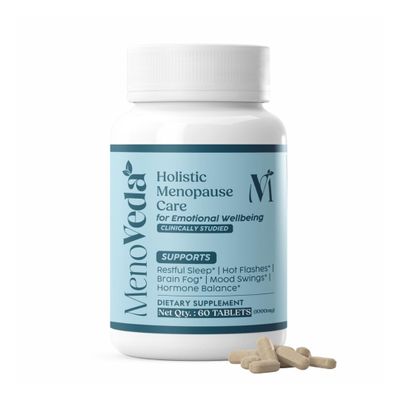 Menoveda Menopause Support Supplement for Women Sweat, Mood, Sleep, 60 Tab