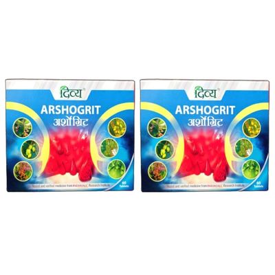Ethnic Choice ARSHOGRIT TABLET 60N FOR PILES & FISTULA BY SAHU (PACK OF 2)