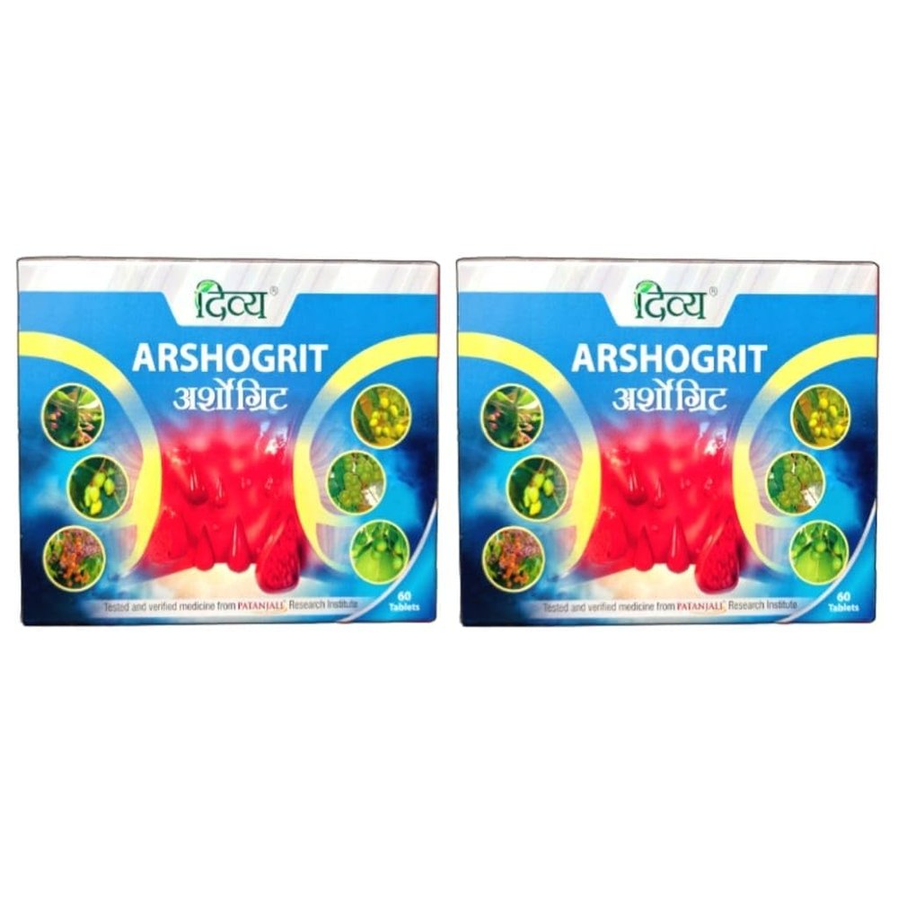 Ethnic Choice ARSHOGRIT TABLET 60N FOR PILES & FISTULA BY SAHU (PACK OF 2)