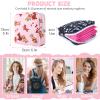 Desing Wish Sanitary Pad Storage Bag Portable Period Bag for Teen Pads/Sanitary Napkins/Small Tampons, Sanitary Napkin Storage Bag First Period Gifts for Teen Girls (Pink Striped Dog) view 2