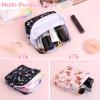 Desing Wish Sanitary Pad Storage Bag Portable Period Bag for Teen Pads/Sanitary Napkins/Small Tampons, Sanitary Napkin Storage Bag First Period Gifts for Teen Girls (Pink Striped Dog) view 3
