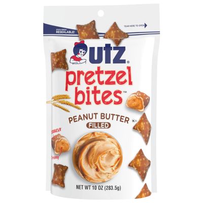 Utz, Pretzels Peanut Butter Pretzel Bites, 10 Ounce