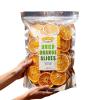1.1LB(500g) Natural Dried Orange Slices Bulk,Approx 100-110 Wheels,Dehydrated Orange Slices NO Addtives,Dried Oranges Sugar Free,Dehydrated Fruit for Cocktails,Christmas Day,Crafts,Baking,Fruit Tea view 1