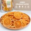 1.1LB(500g) Natural Dried Orange Slices Bulk,Approx 100-110 Wheels,Dehydrated Orange Slices NO Addtives,Dried Oranges Sugar Free,Dehydrated Fruit for Cocktails,Christmas Day,Crafts,Baking,Fruit Tea view 3