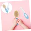 VICASKY 4pcs Hair Brush Natural Wool Hair Comb for Boy Girl and Boy Girl Gentle Skin Reduces Cradle and Scalp Massage view 3