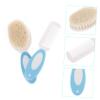 VICASKY 4pcs Hair Brush Natural Wool Hair Comb for Boy Girl and Boy Girl Gentle Skin Reduces Cradle and Scalp Massage view 4