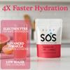 SOS Hydration Electrolyte Powder Drink Mix | 24 Servings | Essential Vitamins Low Sugar Keto-Friendly | Watermelon view 2
