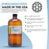 C60 Organic Black Seed Oil 500ml / 16.9 Fl Oz - 99.95% Carbon 60 Solvent Free 400mg - Amber Glass Bottle - Carbon 60 Black Seed Oil - from The Leading Global Producer view 3