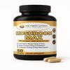 Me First Living Mushroom Complex Supplement 10 in 1 with Lions Mane, Cordyceps, Turkey Tail, Reishi, and More. High Strength Nootropic Brain Supplements for Memory & Focus - Lions Mane Supplement view 1