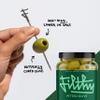 Filthy Pitted Olives, Premium Cocktail Garnish, Pitted Queen Olives, Naturally Cured Olives for Dirty Martinis & Entertaining, Bulk 64 Oz Jar, 125 Olives view 4