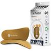 SoleAid Insoles Slender 3/4 Length Neutral Arch Support Orthotic Inserts for Tight Fitting Shoes to Relieve Plantar Fasciitis, Pronation, Flat feet (Women - / Men 14+) view 1