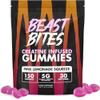 BEAST BITES - Creatine Infused Gummies - 5g Creapure Creatine Monohydrate Per Serving - NSF Certified for Sport - 30 Servings (Pink Lemonade) view 1