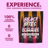 BEAST BITES - Creatine Infused Gummies - 5g Creapure Creatine Monohydrate Per Serving - NSF Certified for Sport - 30 Servings (Pink Lemonade) view 3