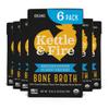 Kettle and Fire Reduce Sodium Chicken Organic Bone Broth, Keto, Paleo, Whole 30 Approved, Gluten Free, 17g of Protein, Natural Source of Collagen, Pack of 6 view 1