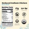 Kettle and Fire Reduce Sodium Chicken Organic Bone Broth, Keto, Paleo, Whole 30 Approved, Gluten Free, 17g of Protein, Natural Source of Collagen, Pack of 6 view 2