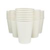 12 oz. Disposable Paper Cups with Lids - White Hot Coffee & Tea To-Go Cups - Convenient Takeout Beverage Solution (Paper Cups Only, 500) view 1