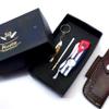 AR Knife COHIBA CIGAR CUTTER Cigar Accessories Damascus Knife Handmade Folding Pocket Knife Guillotine Straight Cut Cigar Knife Cuts up Most Sizes of Cigars(Cohiba) view 3